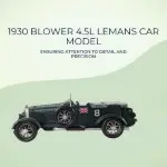AJ082 1930 Blower 4.5L LeMans Car Model 